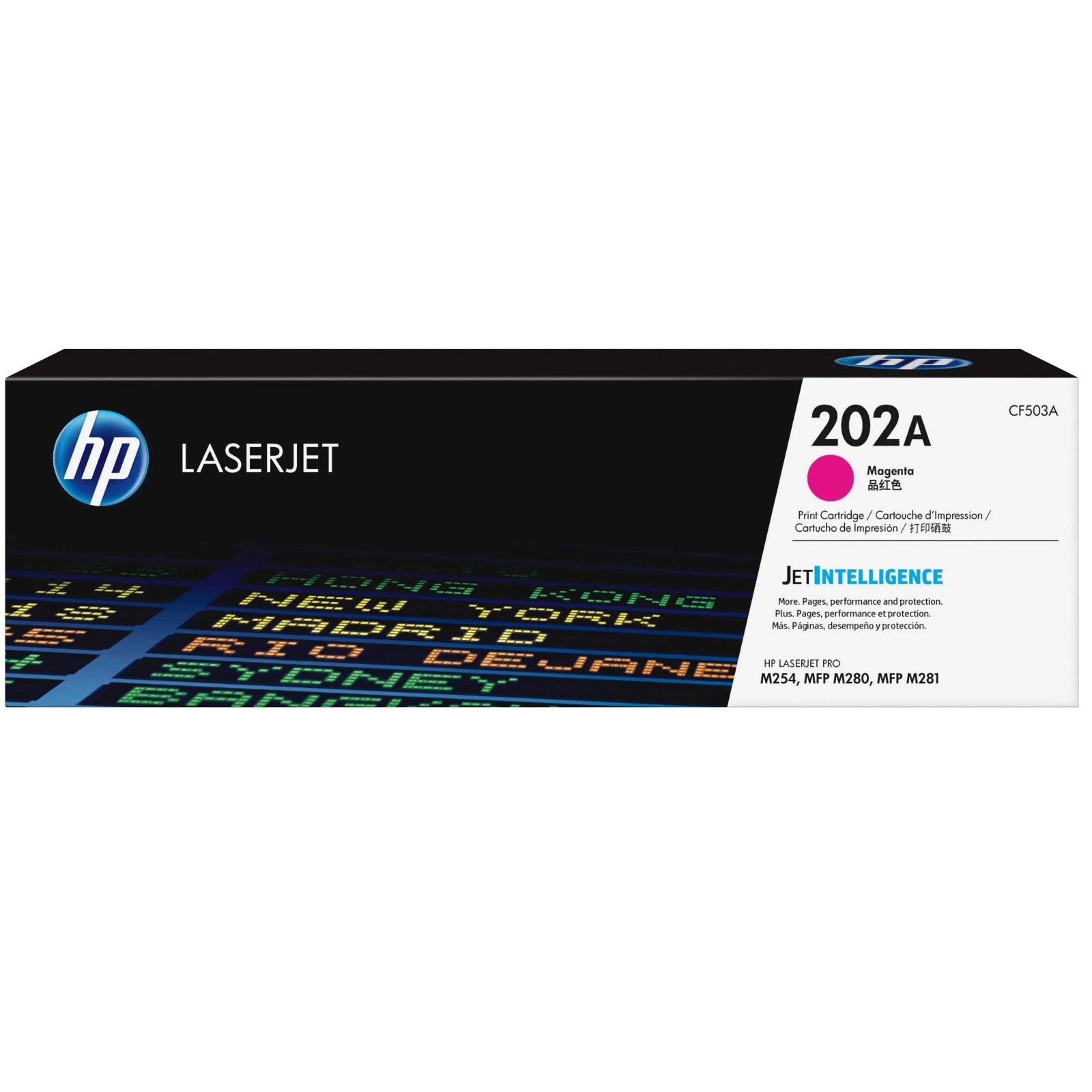 HP CF503A (202A) Magenta Original Toner Cartridge - Cartouches Certifiées