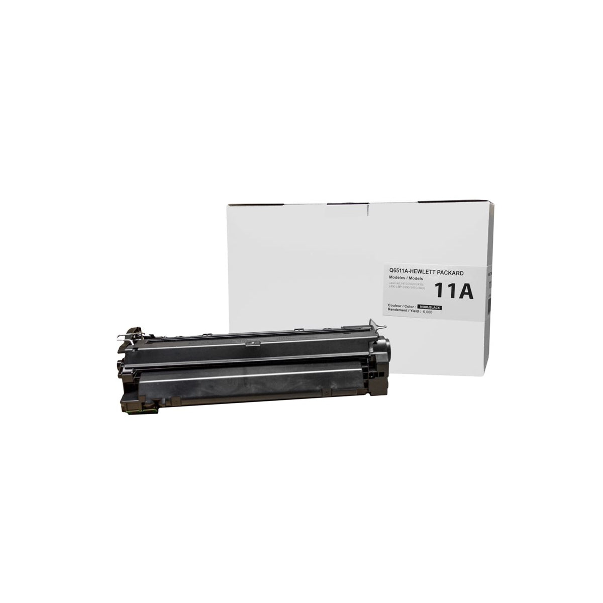 Compatible HP (11A) Black Toner Cartridge Premium Quality - Cartouches Certifiées