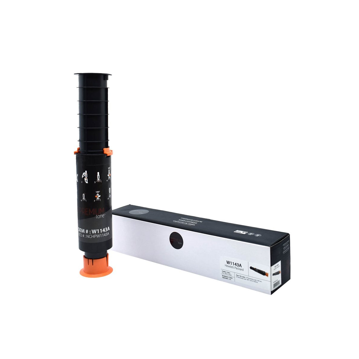 Compatible HP (143A) Black Toner Cartridge Premium Quality - Cartouches Certifiées