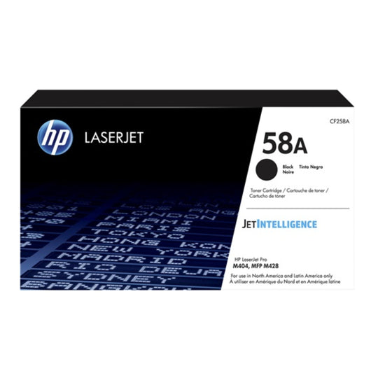 HP CF258A (58A) Noir Originale Cartouche Laser