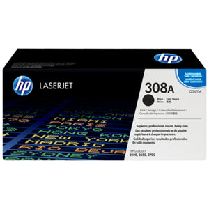 HP Q2670A (308A) Black Original Toner Cartridge - Cartouches Certifiées