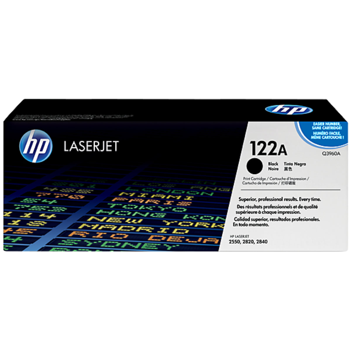 HP Q3960A (122A) Black Original Toner Cartridge - Cartouches Certifiées