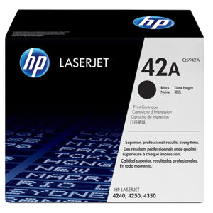 HP Q5942A (42A) Black Original Toner Cartridge - Cartouches Certifiées