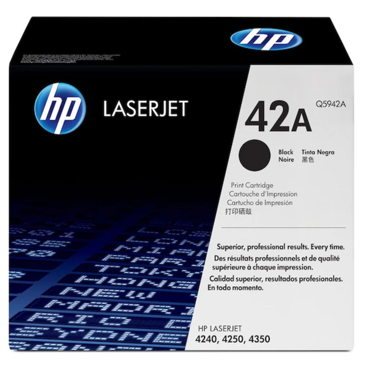 HP Q5942A (42A) Black Original Toner Cartridge - Cartouches Certifiées