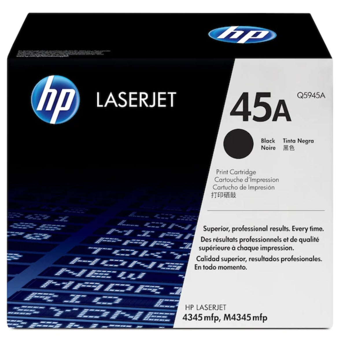 HP Q5945A (45A) Black Original Toner Cartridge - Cartouches Certifiées