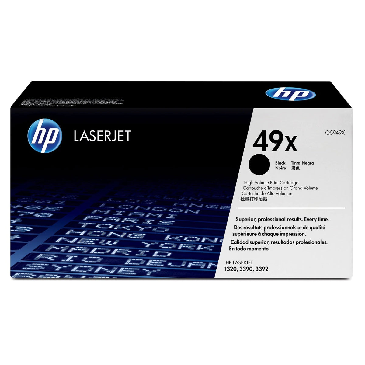 HP Q5949X (49X) Black Original Toner Cartridge - Cartouches Certifiées
