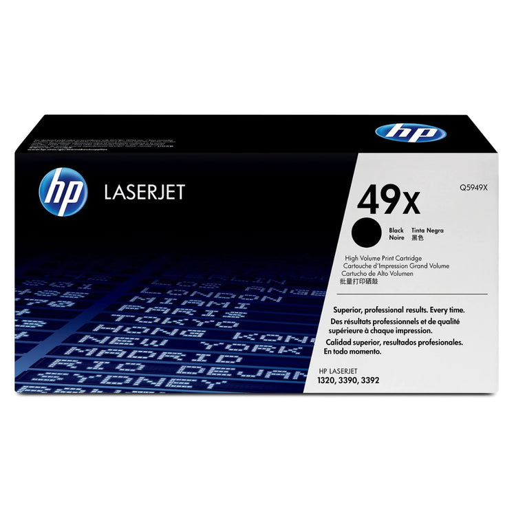 HP Q5949X (49X) Black Original Toner Cartridge - Cartouches Certifiées