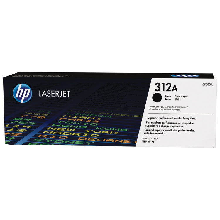 HP CF380A (312A) Black Original Toner Cartridge - Cartouches Certifiées