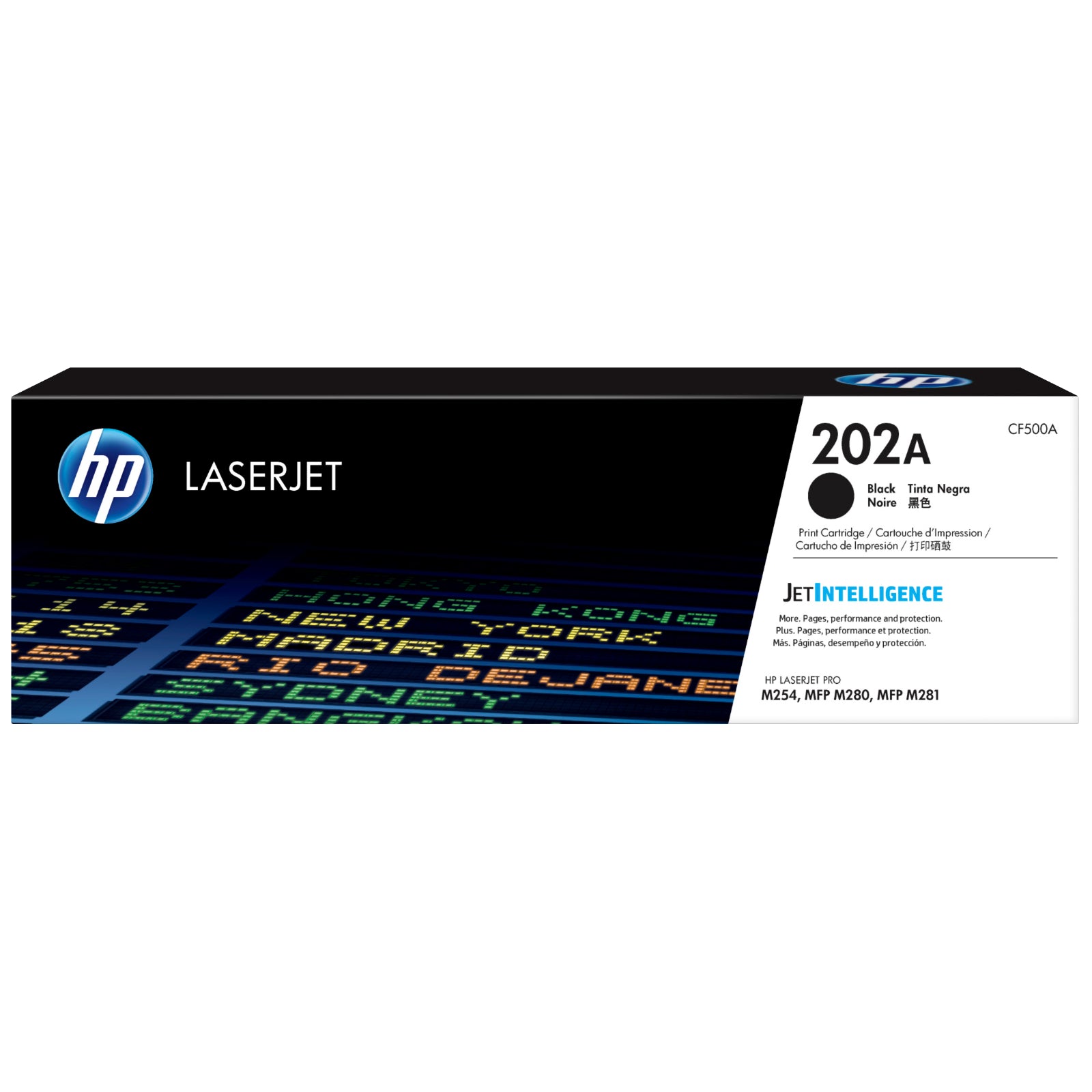 HP CF500A (202A) Black Original Toner Cartridge - Cartouches Certifiées