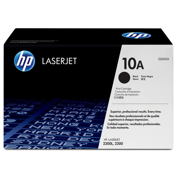 HP Q2610A (10A) Black Original Toner Cartridge - Cartouches Certifiées
