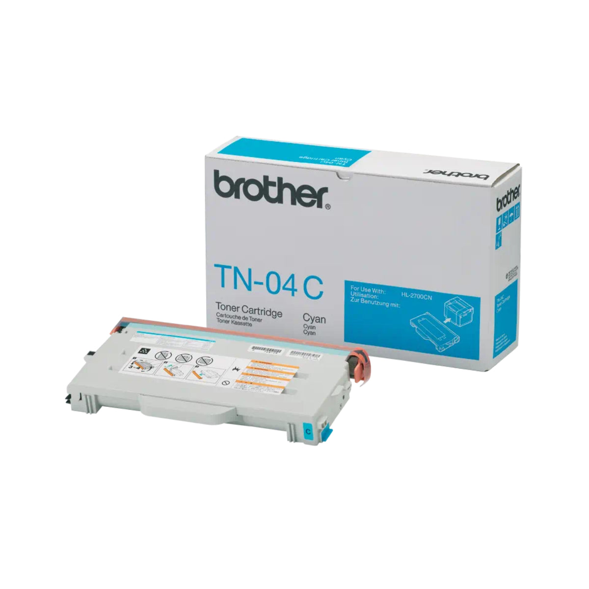 BROTHER TN-04C Cyan Original Toner Cartridge - Cartouches Certifiées