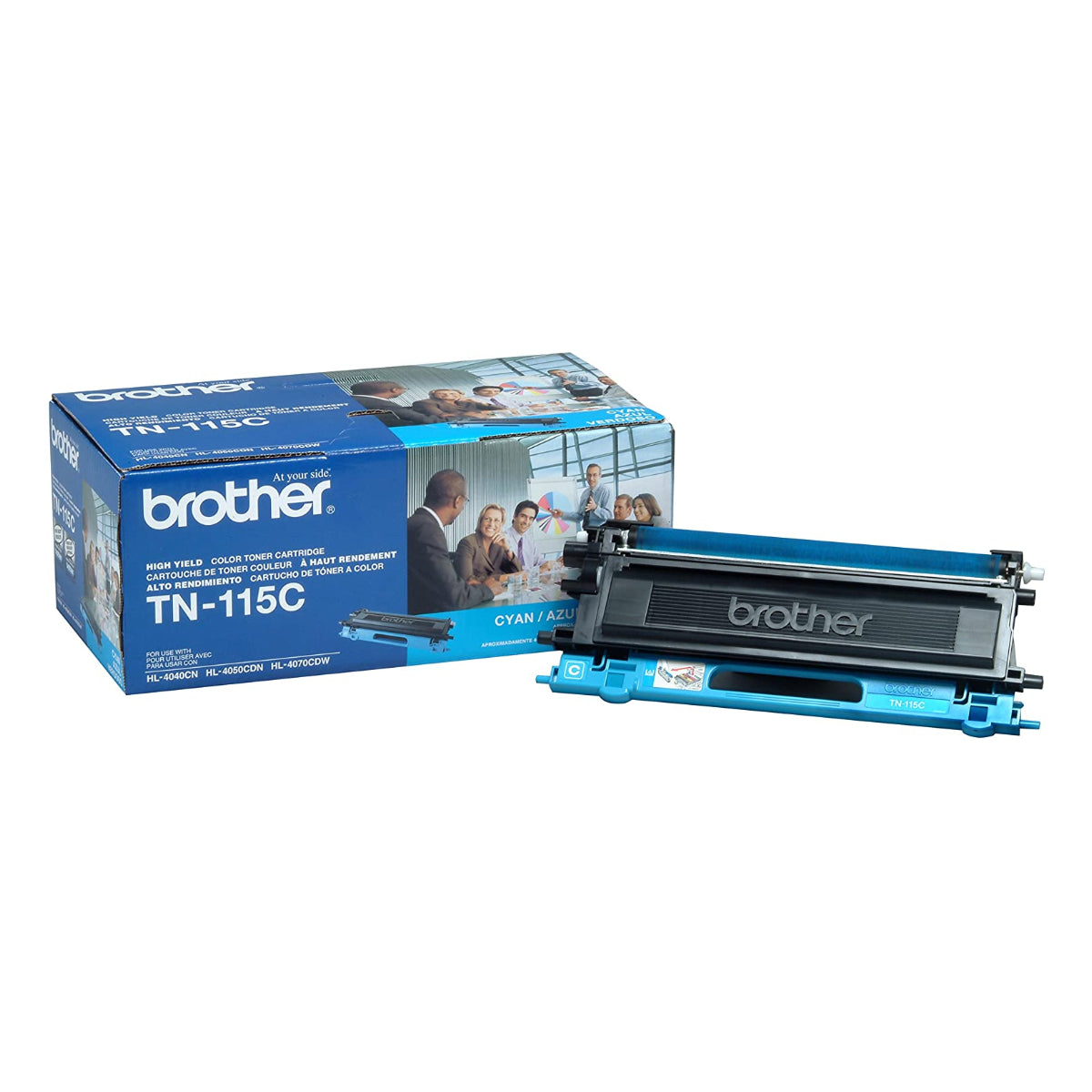 BROTHER TN-115C Cyan Original Toner Cartridge - Cartouches Certifiées