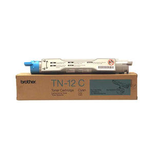 BROTHER TN-12C Cyan Original Toner Cartridge - Cartouches Certifiées