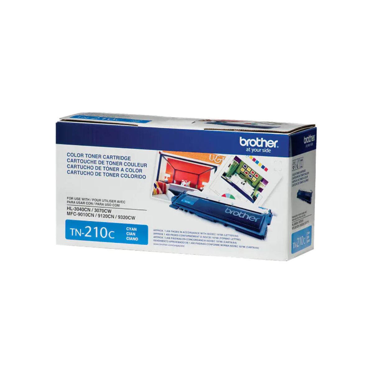 BROTHER TN-210C Cyan Original Toner Cartridge - Cartouches Certifiées