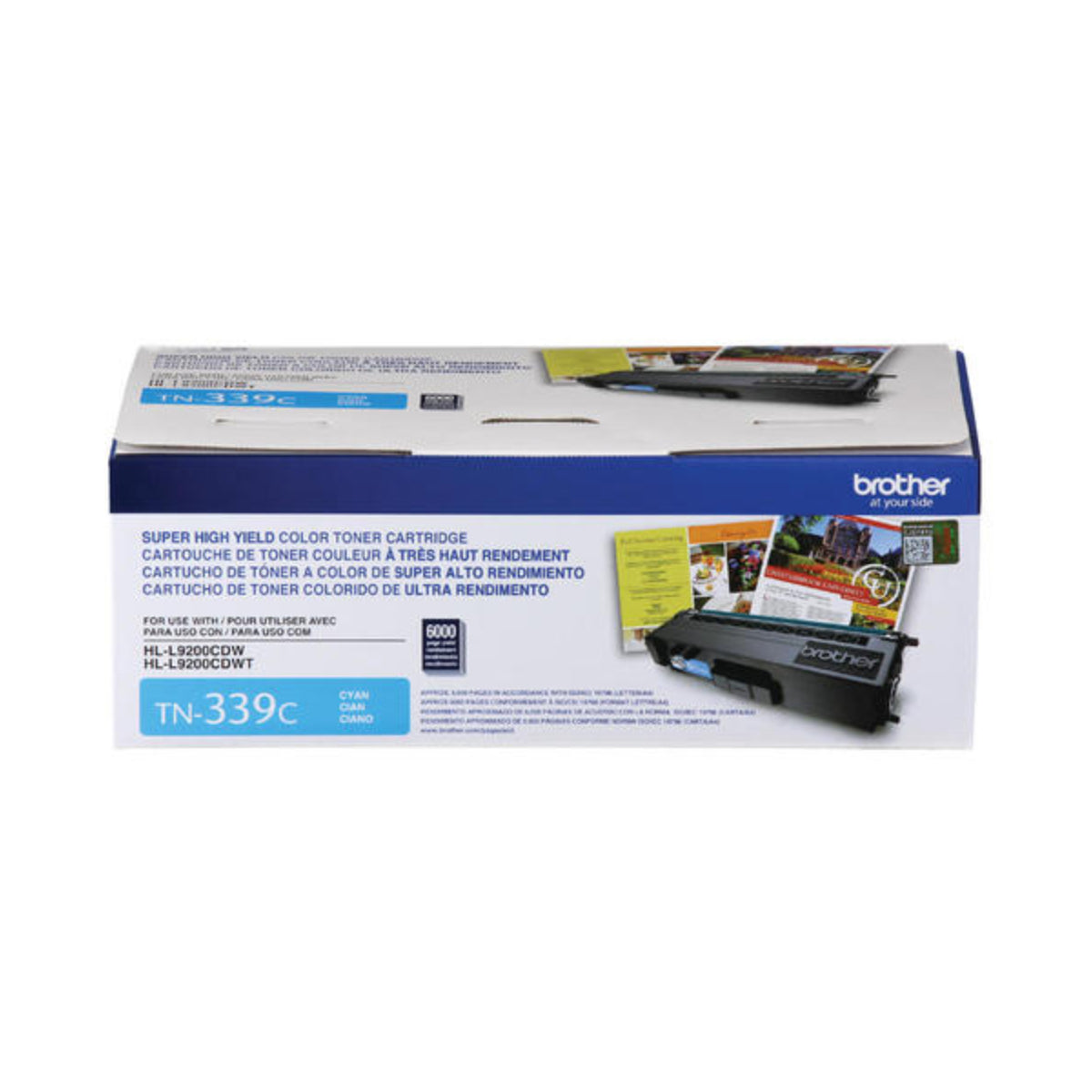 BROTHER TN-339C Cyan Original Toner Cartridge - Cartouches Certifiées