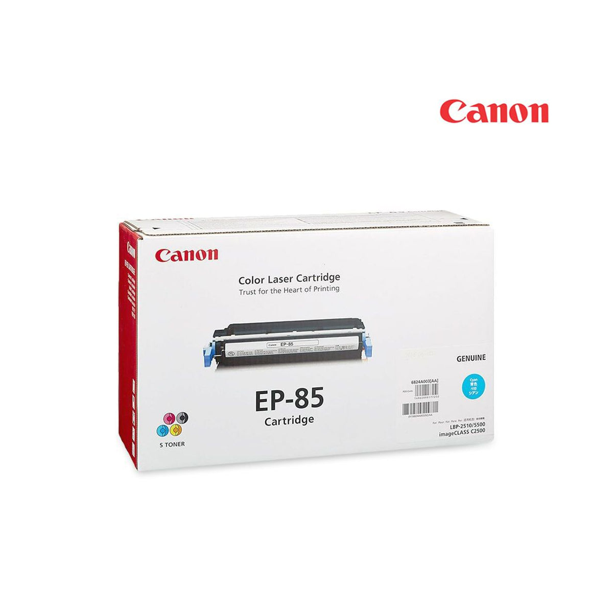 CANON EP-85 (6824A004AA) Cyan Original Toner Cartridge - Cartouches Certifiées