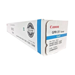 CANON GPR-31 (2794B003) Cyan Original Toner Cartridge - Cartouches Certifiées
