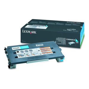 LEXMARK C500H2CG Cyan Original Toner Cartridge - Cartouches Certifiées