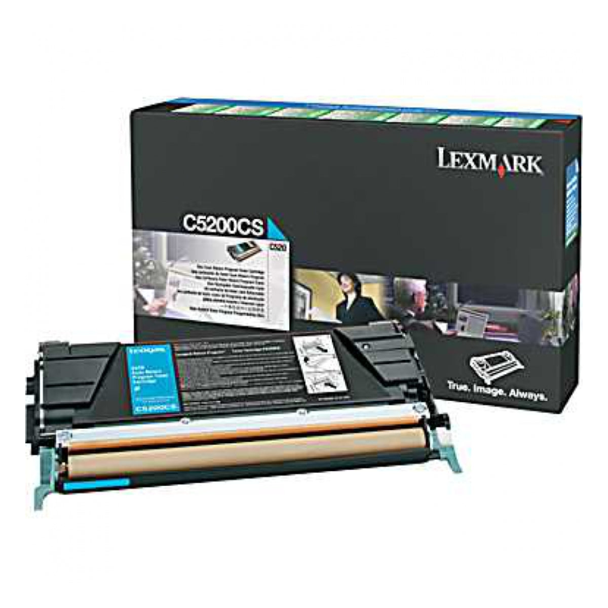 LEXMARK C5200CS Cyan Original Toner Cartridge - Cartouches Certifiées