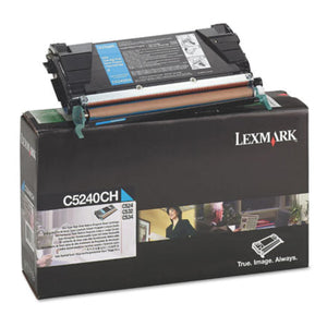 LEXMARK C5240CH Cyan Original Toner Cartridge - Cartouches Certifiées