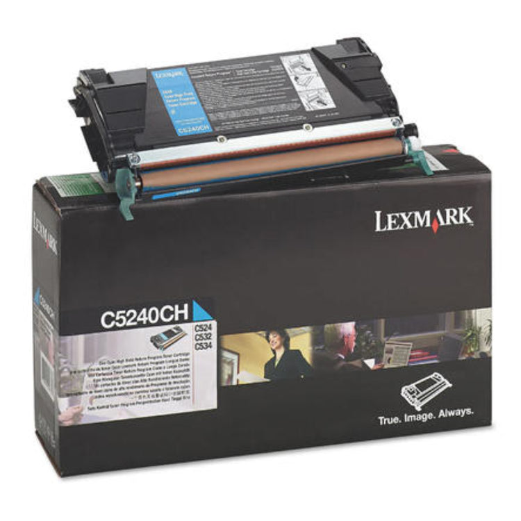 LEXMARK C5240CH Cyan Original Toner Cartridge - Cartouches Certifiées