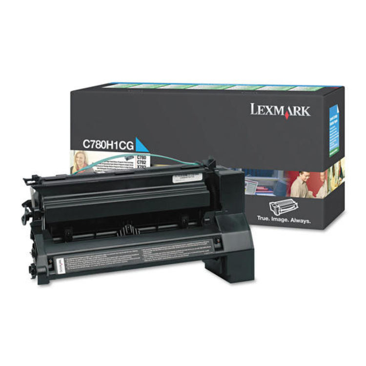 LEXMARK C780H1CG Cyan Original Toner Cartridge - Cartouches Certifiées