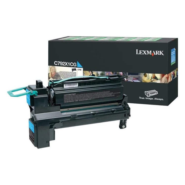 LEXMARK C792X1CG Cyan Original Toner Cartridge - Cartouches Certifiées