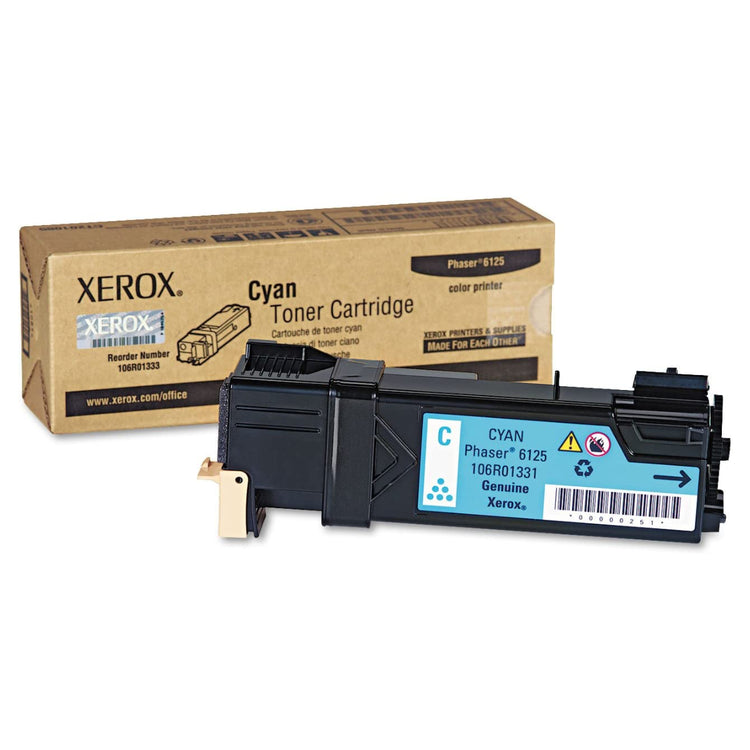 XEROX 106R01331 Cyan Original Toner Cartridge - Cartouches Certifiées