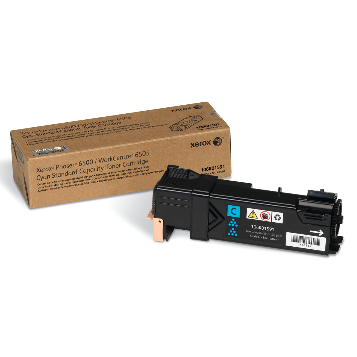 XEROX 106R01591 Cyan Original Toner Cartridge - Cartouches Certifiées