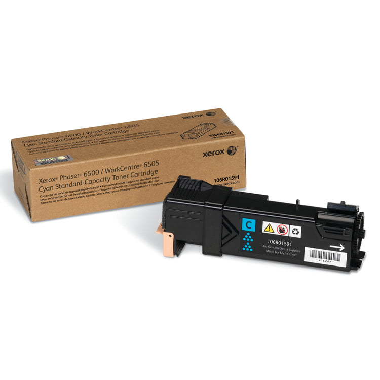 XEROX 106R01591 Cyan Original Toner Cartridge - Cartouches Certifiées