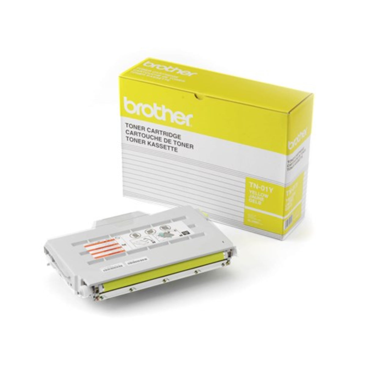 BROTHER TN-01Y Yellow Original Toner Cartridge - Cartouches Certifiées