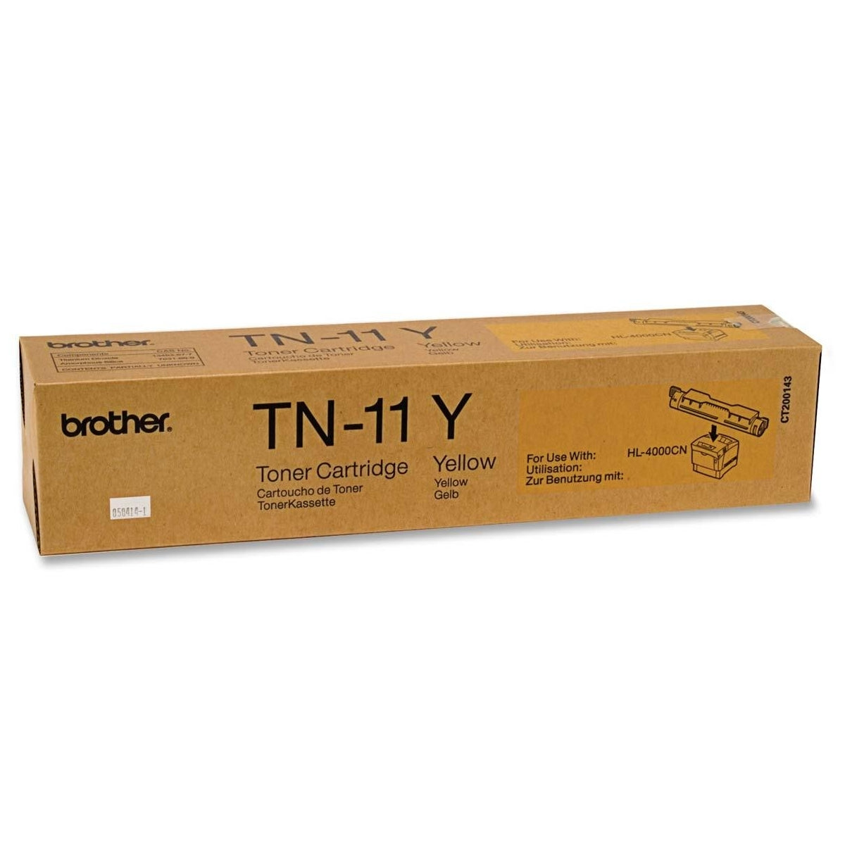 BROTHER TN-11Y Yellow Original Toner Cartridge - Cartouches Certifiées