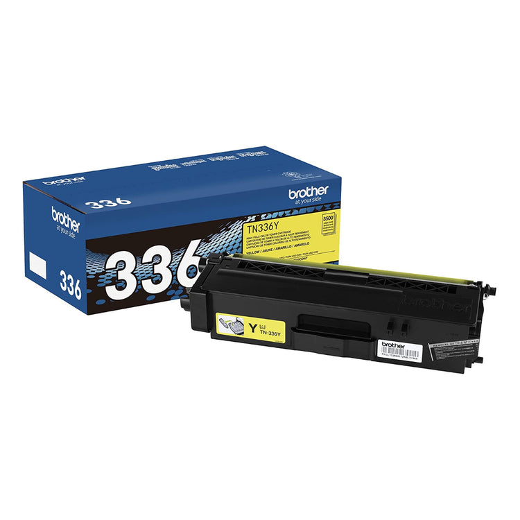 BROTHER TN-336Y Yellow Original Toner Cartridge - Cartouches Certifiées