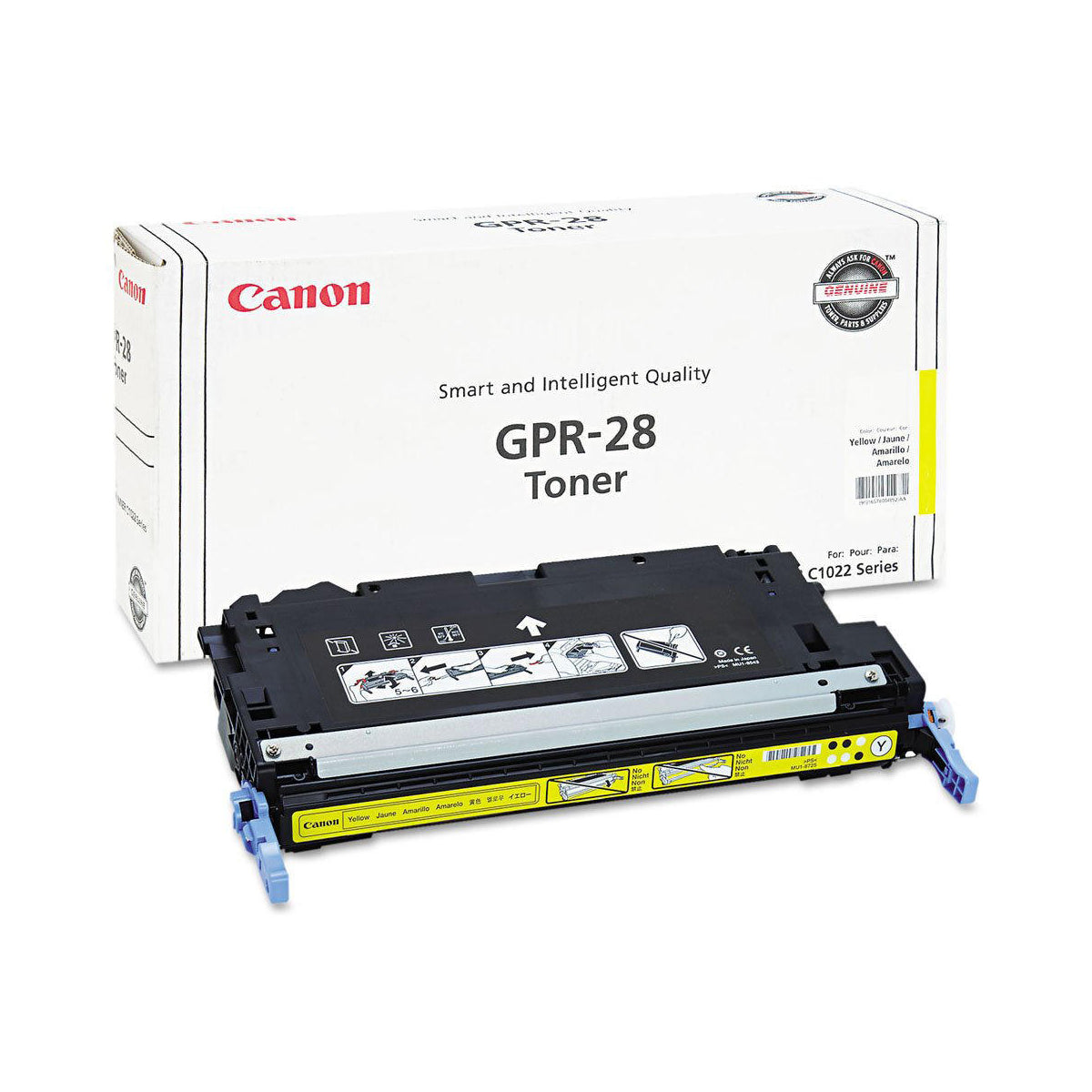 CANON GPR-28 (1657B004) Yellow Original Toner Cartridge - Cartouches Certifiées