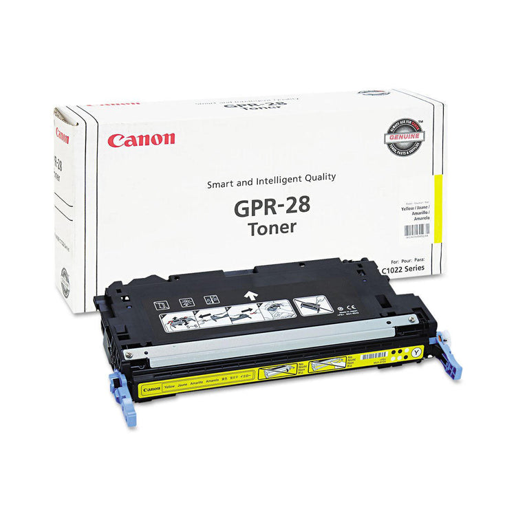 CANON GPR-28 (1657B004) Yellow Original Toner Cartridge - Cartouches Certifiées