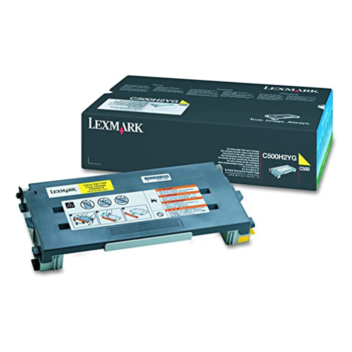 LEXMARK C500H2YG Yellow Original Toner Cartridge - Cartouches Certifiées