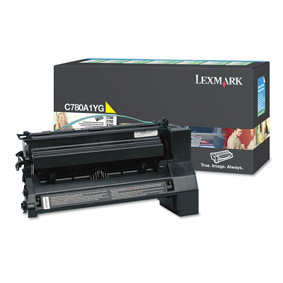 LEXMARK C780A1YG Yellow Original Toner Cartridge - Cartouches Certifiées