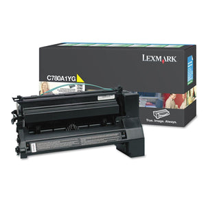 LEXMARK C780A1YG Yellow Original Toner Cartridge - Cartouches Certifiées
