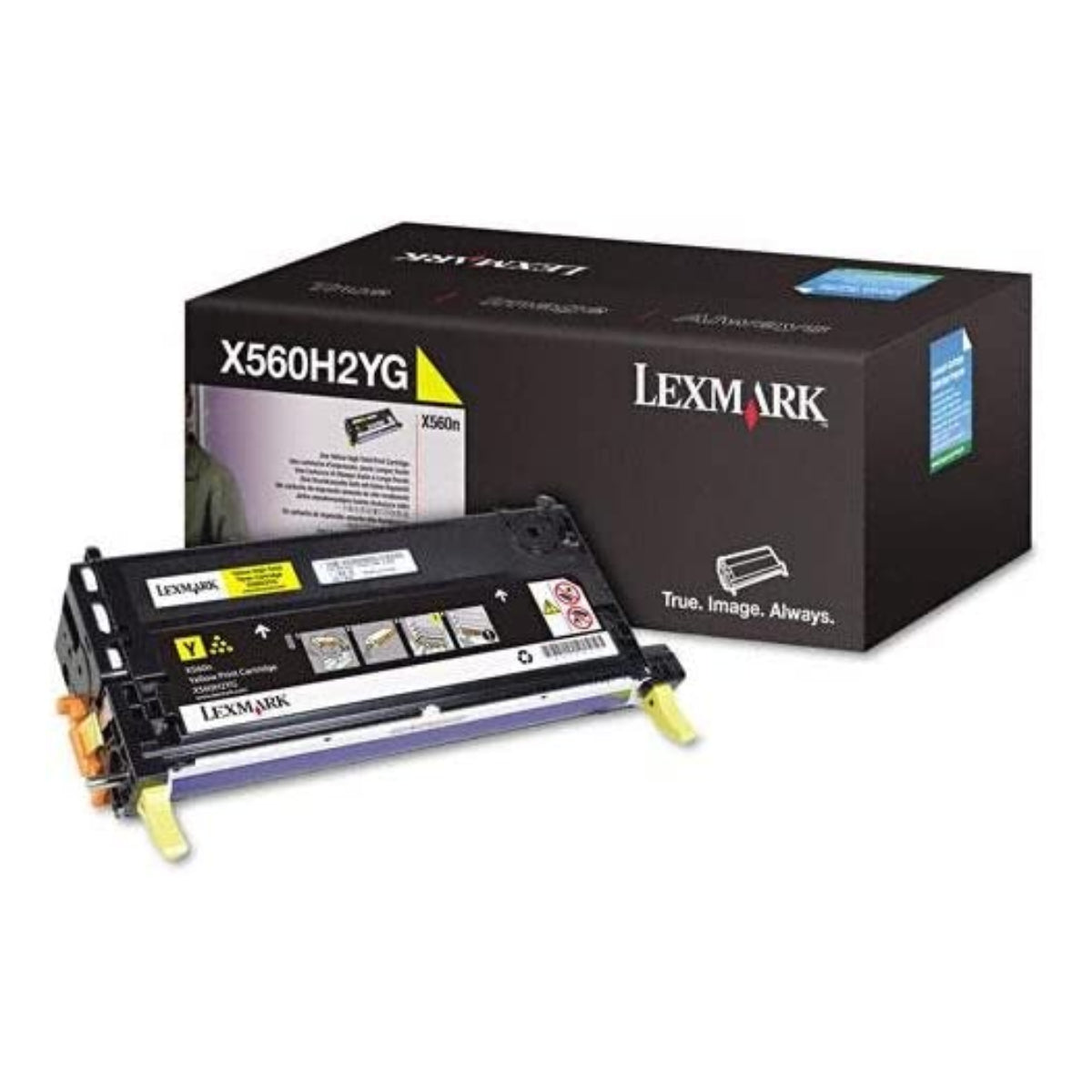 LEXMARK X560H2YG Yellow Original Toner Cartridge - Cartouches Certifiées