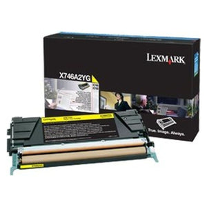 LEXMARK X746A1YG (X746A2YG) Yellow Original Toner Cartridge - Cartouches Certifiées
