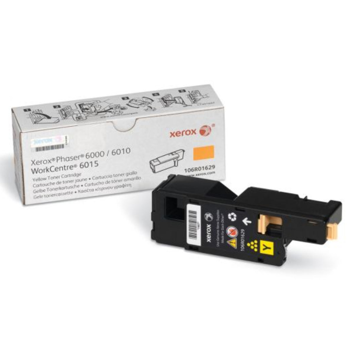 XEROX 106R01629 Yellow Original Toner Cartridge - Cartouches Certifiées
