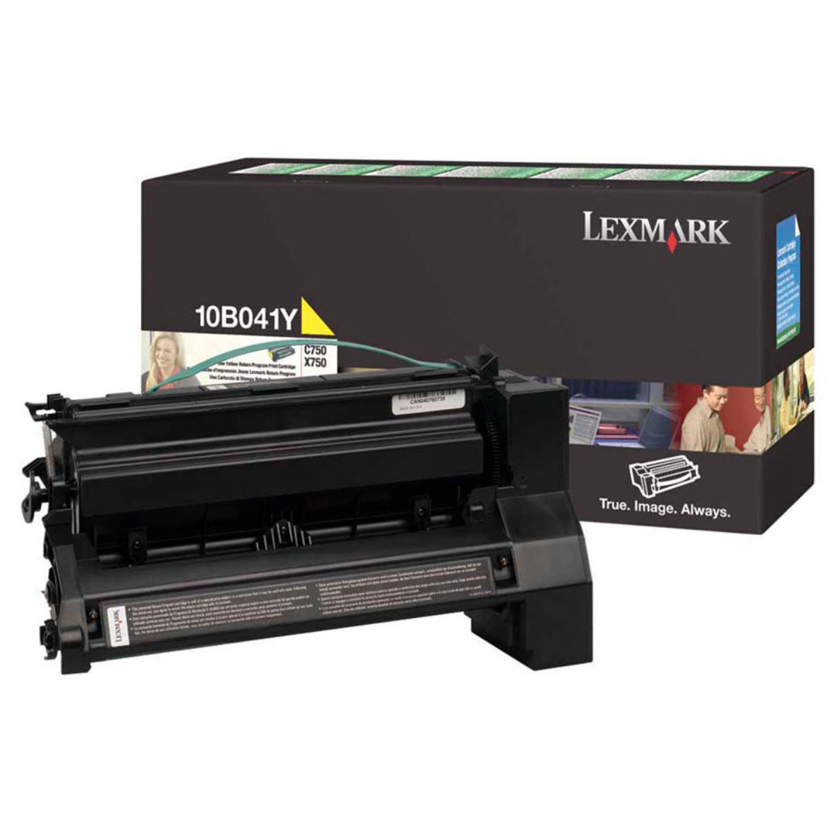LEXMARK 10B041Y Yellow Original Toner Cartridge - Cartouches Certifiées
