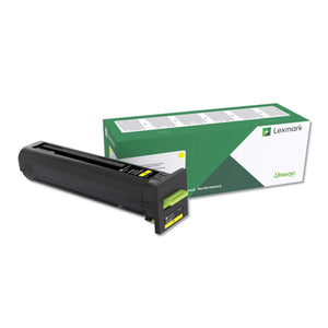 LEXMARK 72K1XY0 Yellow Original Toner Cartridge - Cartouches Certifiées