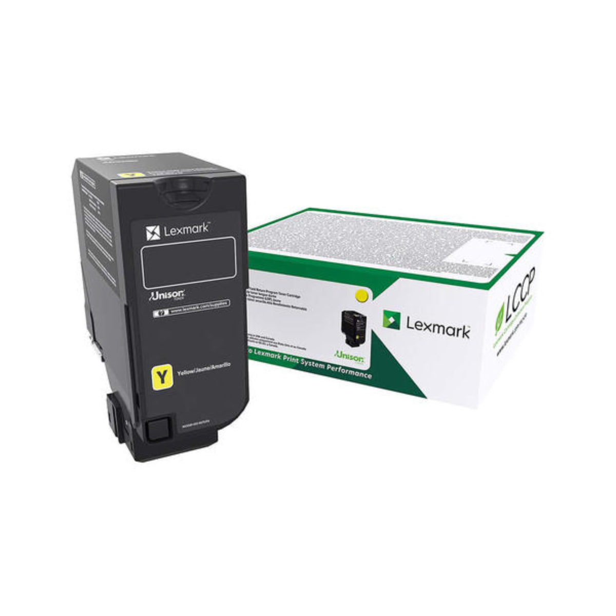 LEXMARK 84C1HY0 Yellow Original Toner Cartridge - Cartouches Certifiées