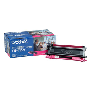 BROTHER TN-115M Magenta Original Toner Cartridge - Cartouches Certifiées