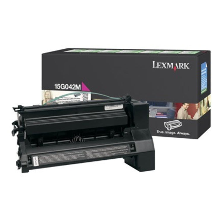 LEXMARK 15G042M Magenta Original Toner Cartridge - Cartouches Certifiées