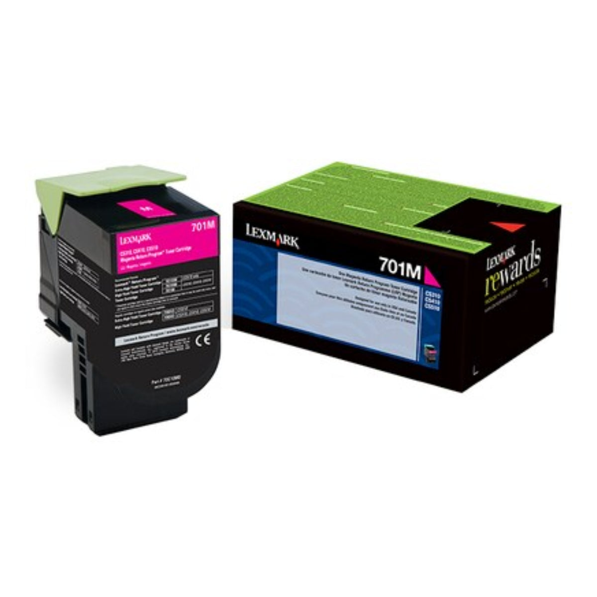 LEXMARK 70C10M0 Magenta Original Toner Cartridge - Cartouches Certifiées