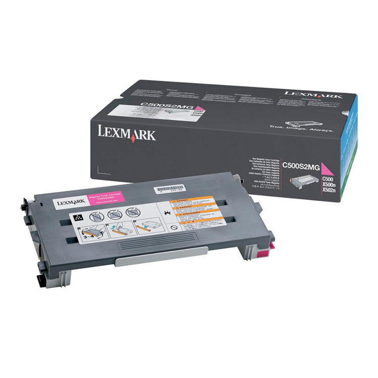 LEXMARK C500S2MG Magenta Original Toner Cartridge - Cartouches Certifiées