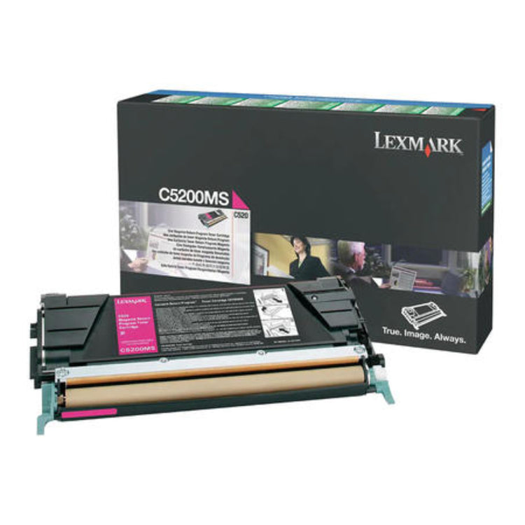 LEXMARK C5200MS Magenta Original Toner Cartridge - Cartouches Certifiées