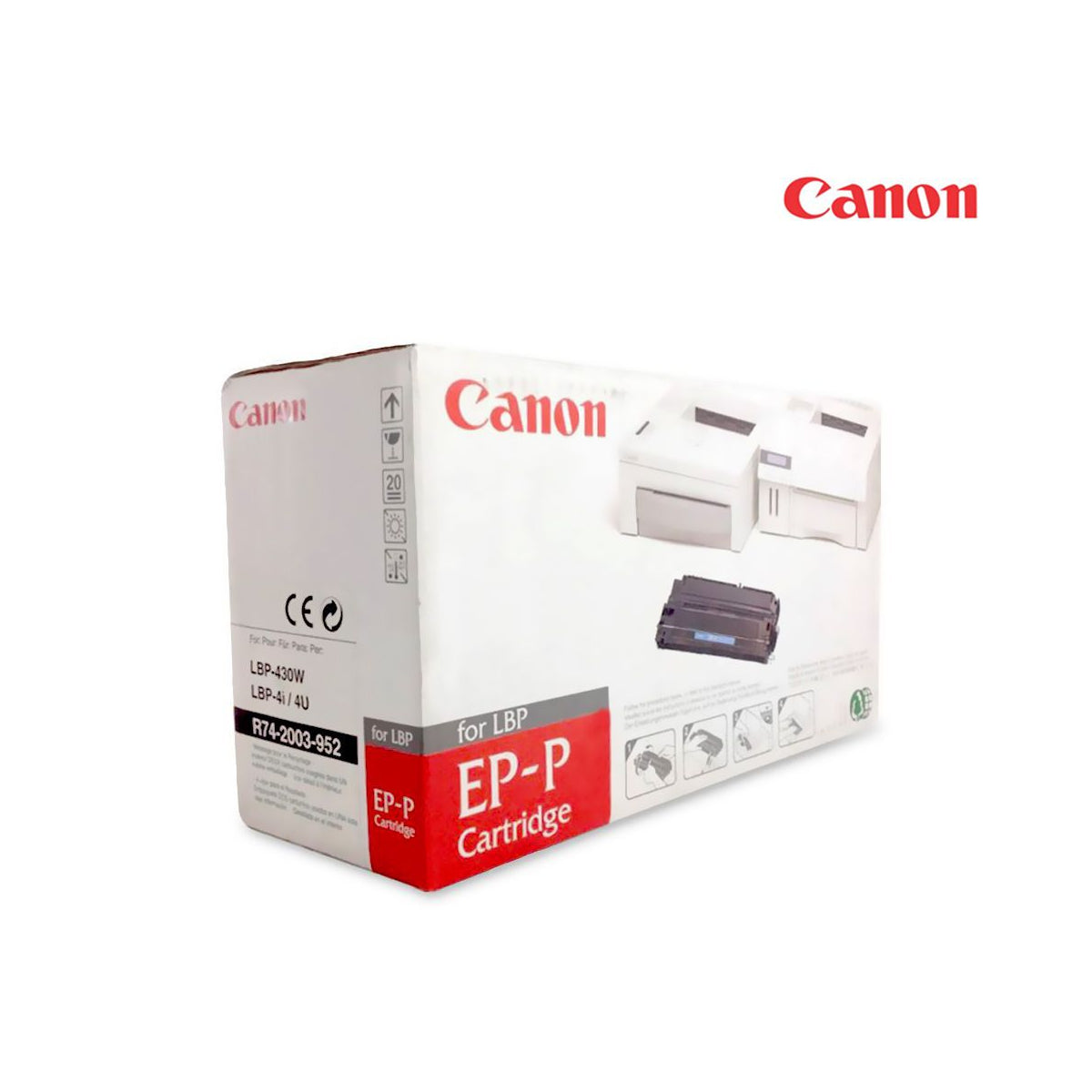 CANON EP-P (1259A003) Black Original Toner Cartridge - Cartouches Certifiées